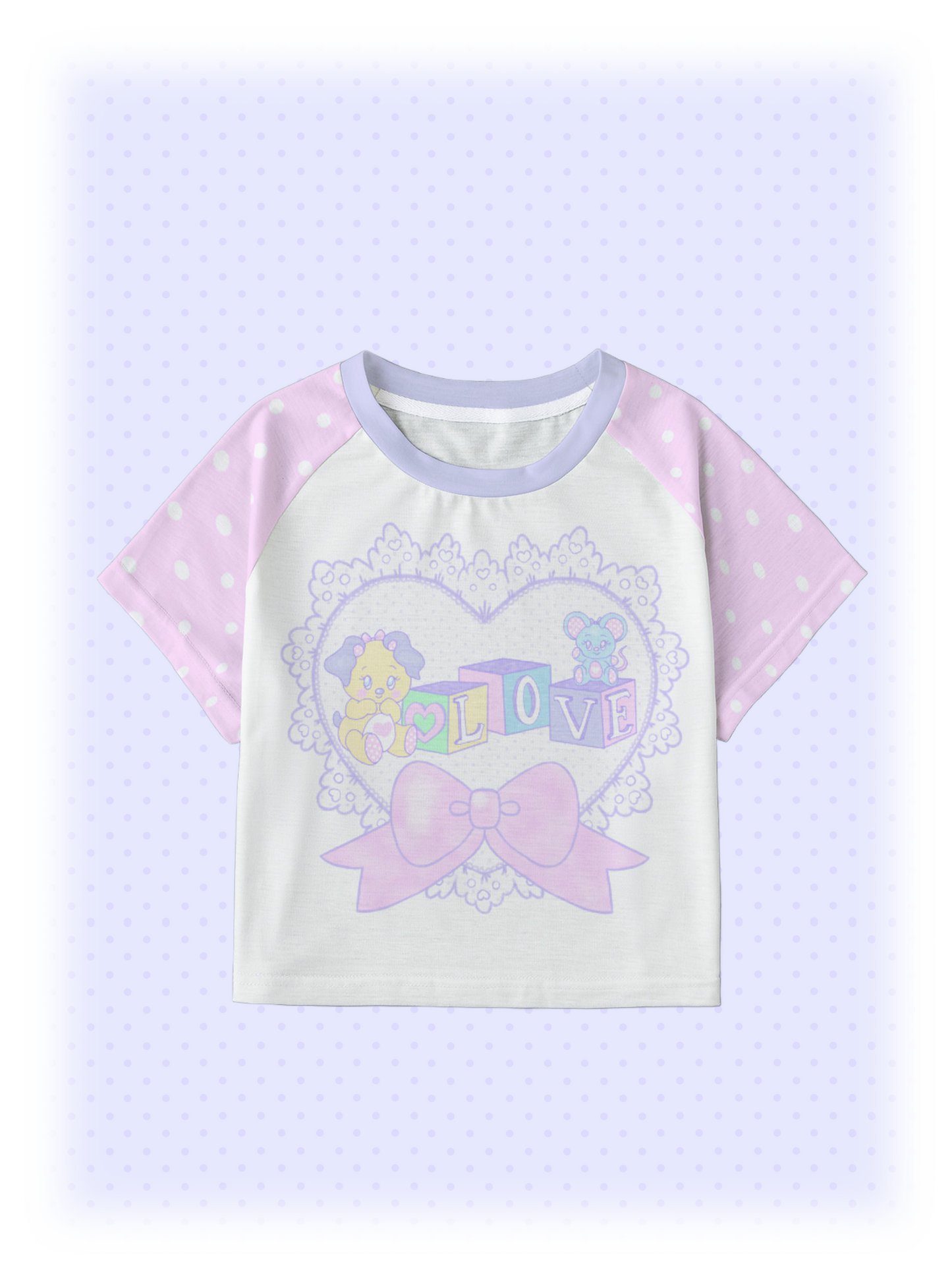 Lovely Blocks Crop Shirt