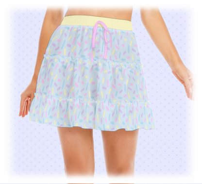 Candy Sprinkle Ruffle Skirt