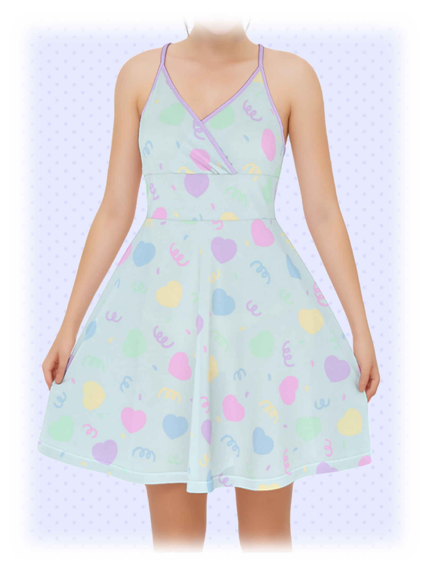 Heart Confetti Summer Dress
