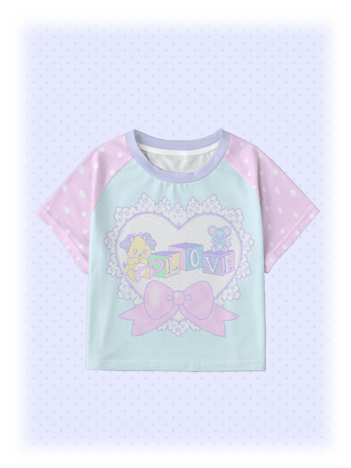 Lovely Blocks Crop Shirt