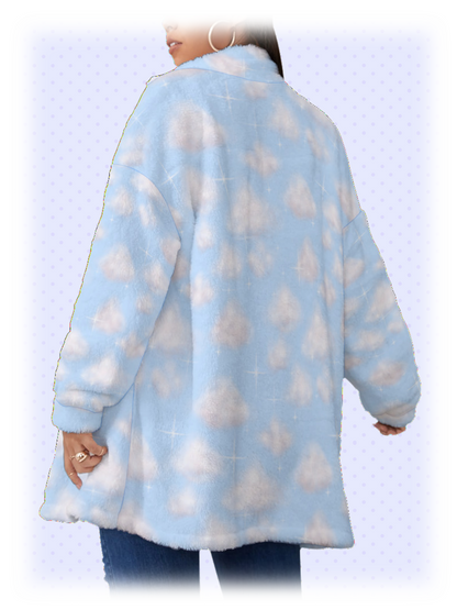 Dreamy Sky Fuzzy Coat