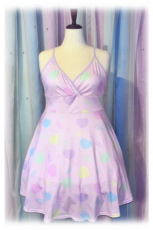 Heart Confetti Summer Dress