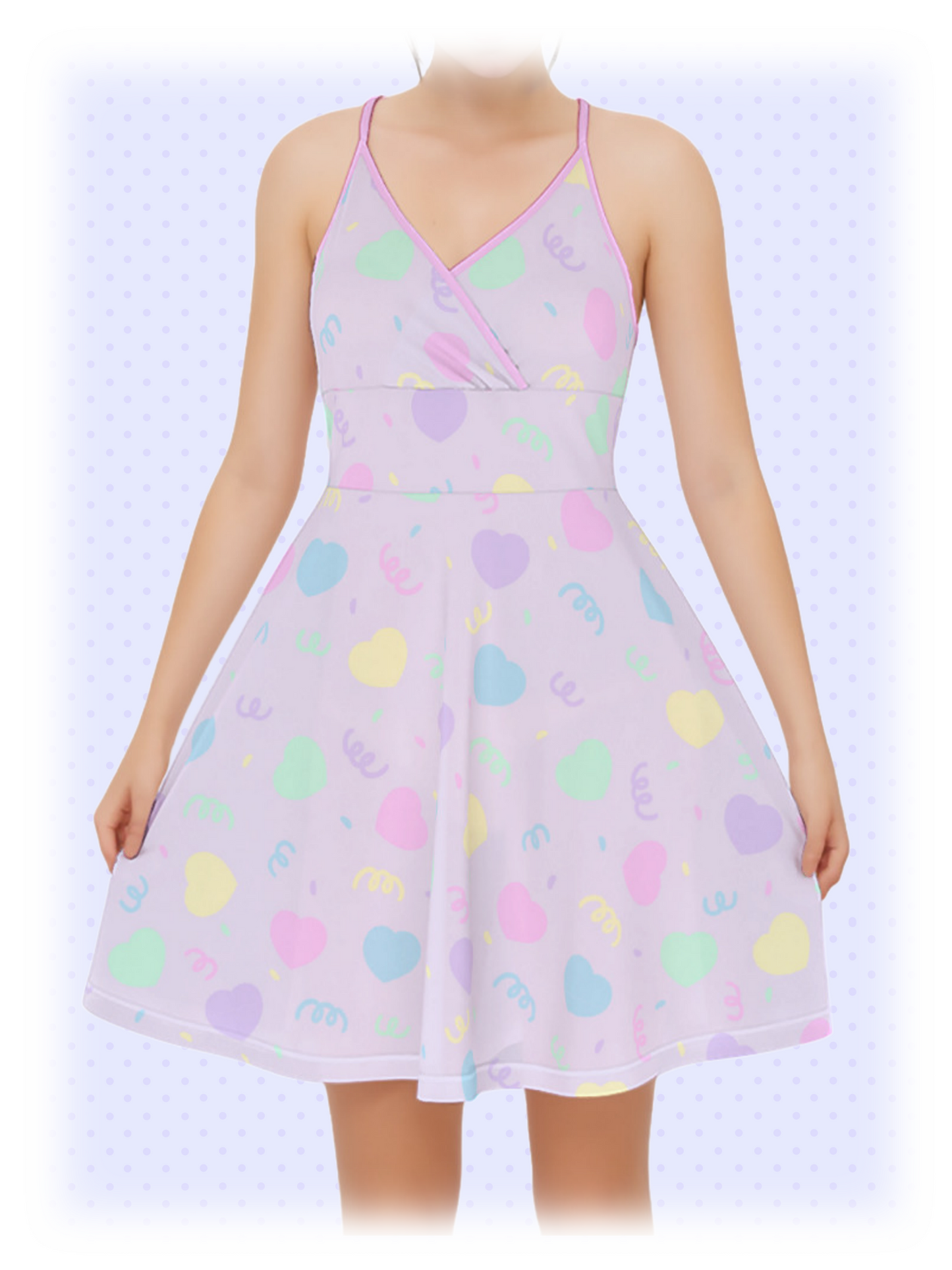 Heart Confetti Summer Dress