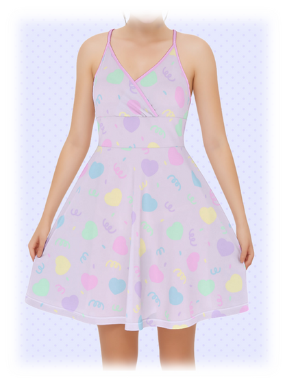 Heart Confetti Summer Dress
