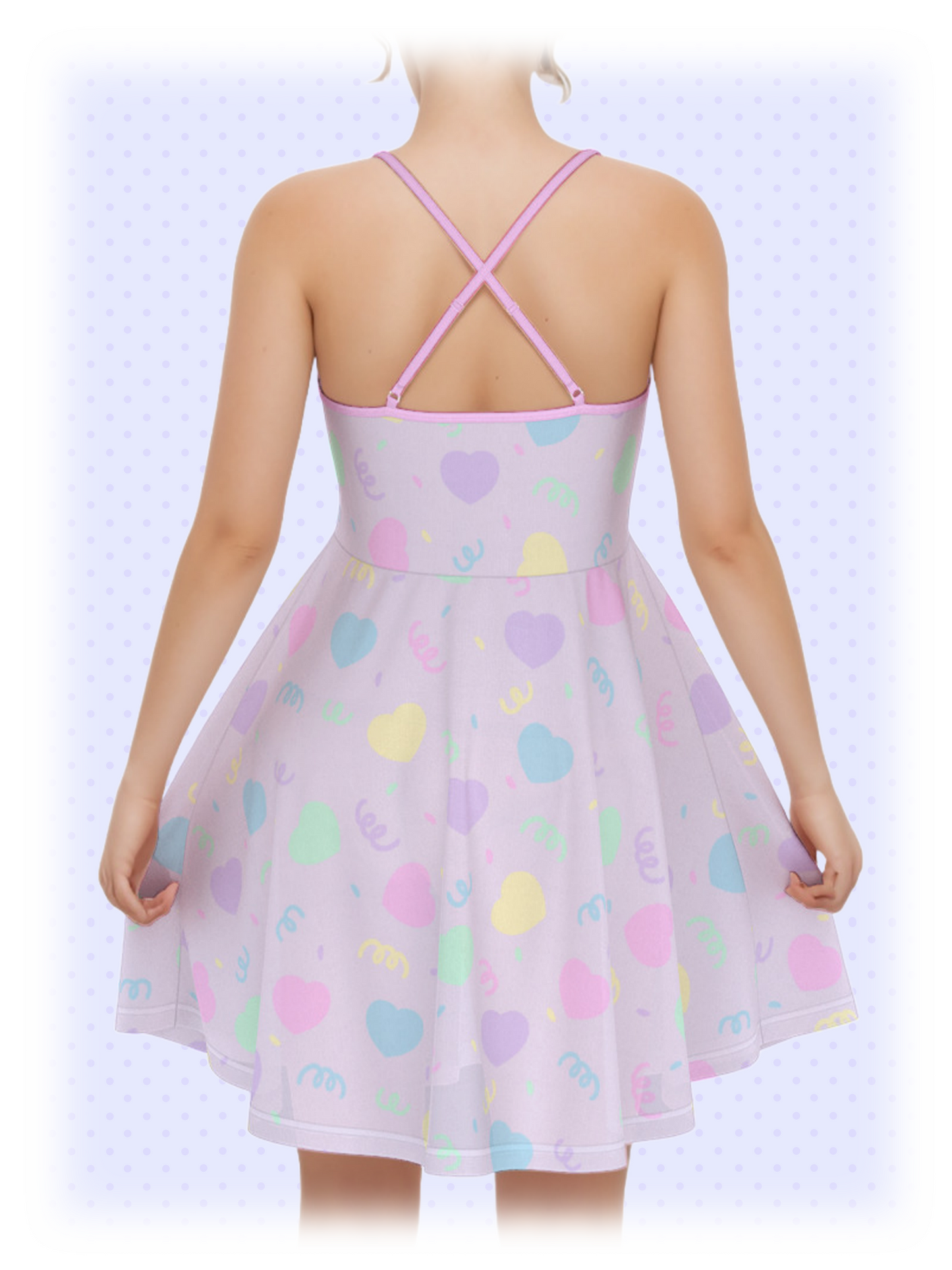 Heart Confetti Summer Dress