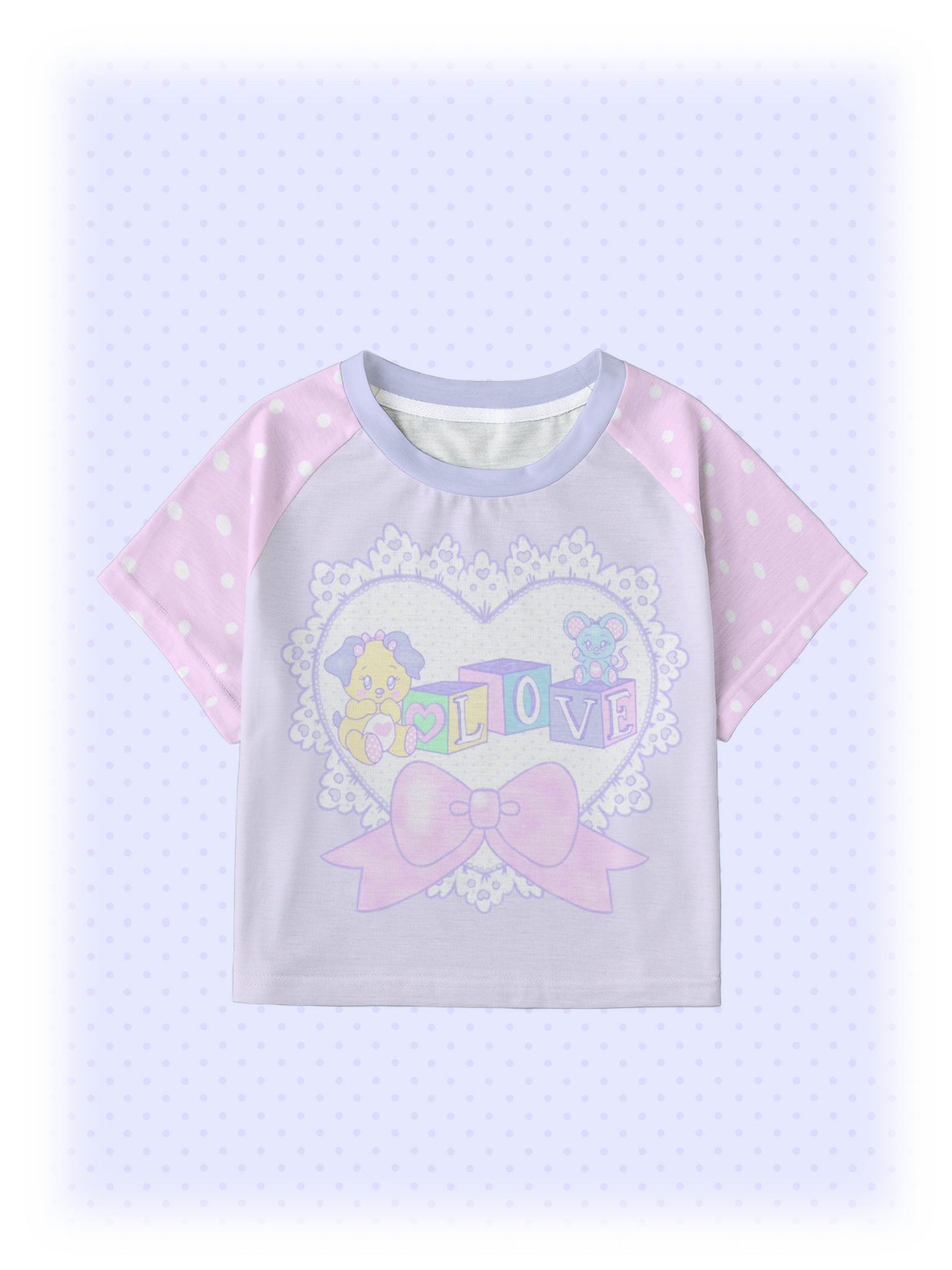 Lovely Blocks Crop Shirt