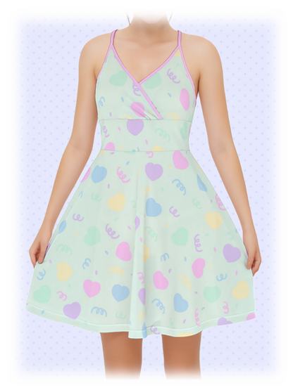 Heart Confetti Summer Dress
