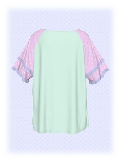 Lovely Blocks Ruffle Shirt