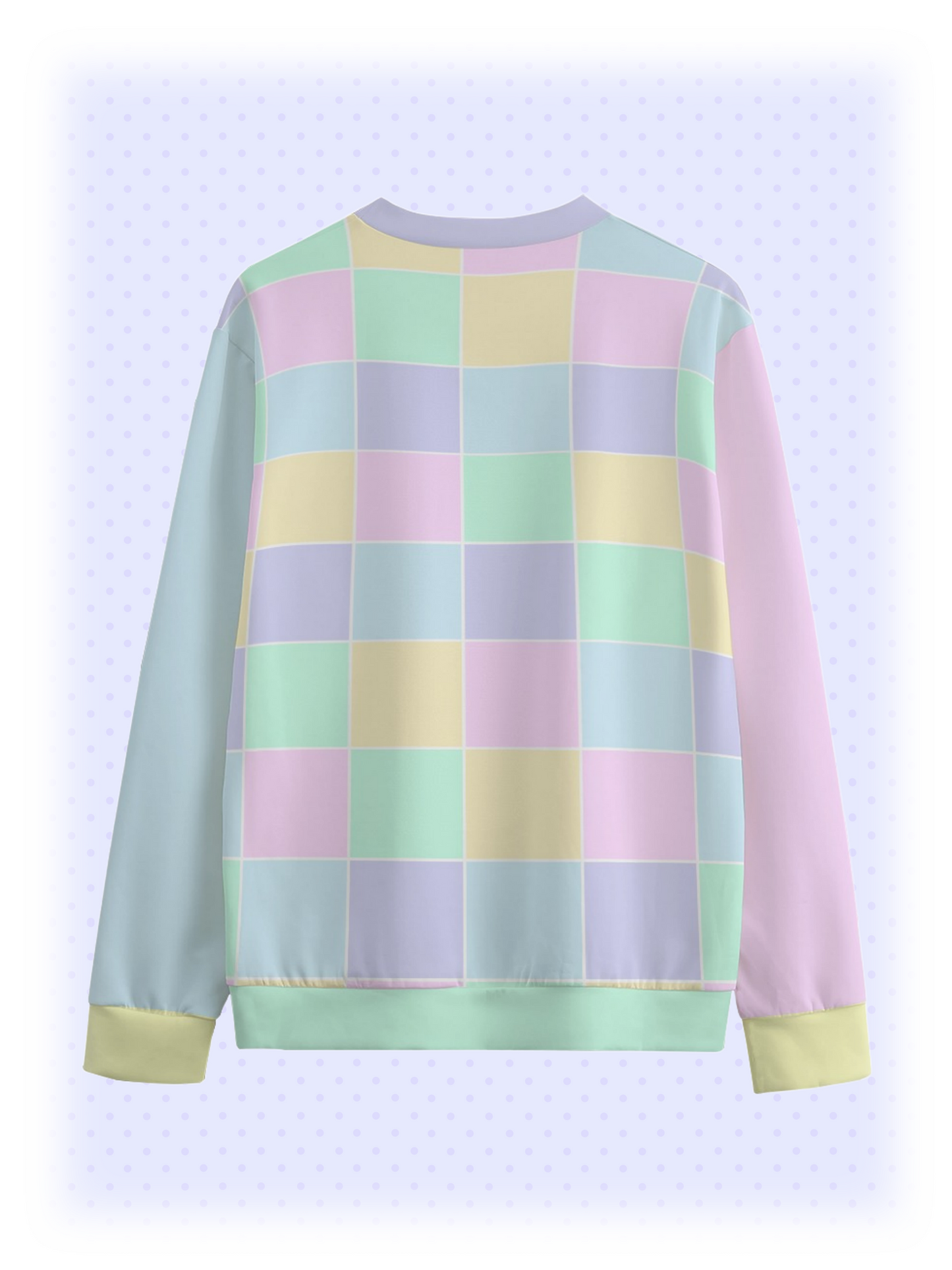 Lovely Blocks Patchwork Unisex Cotton Sweater