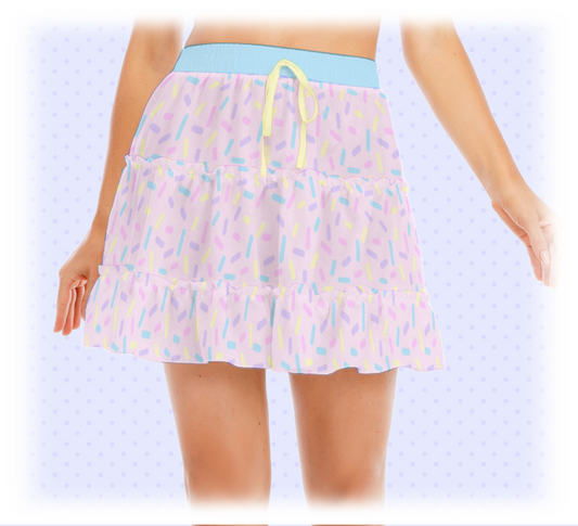 Candy Sprinkle Ruffle Skirt