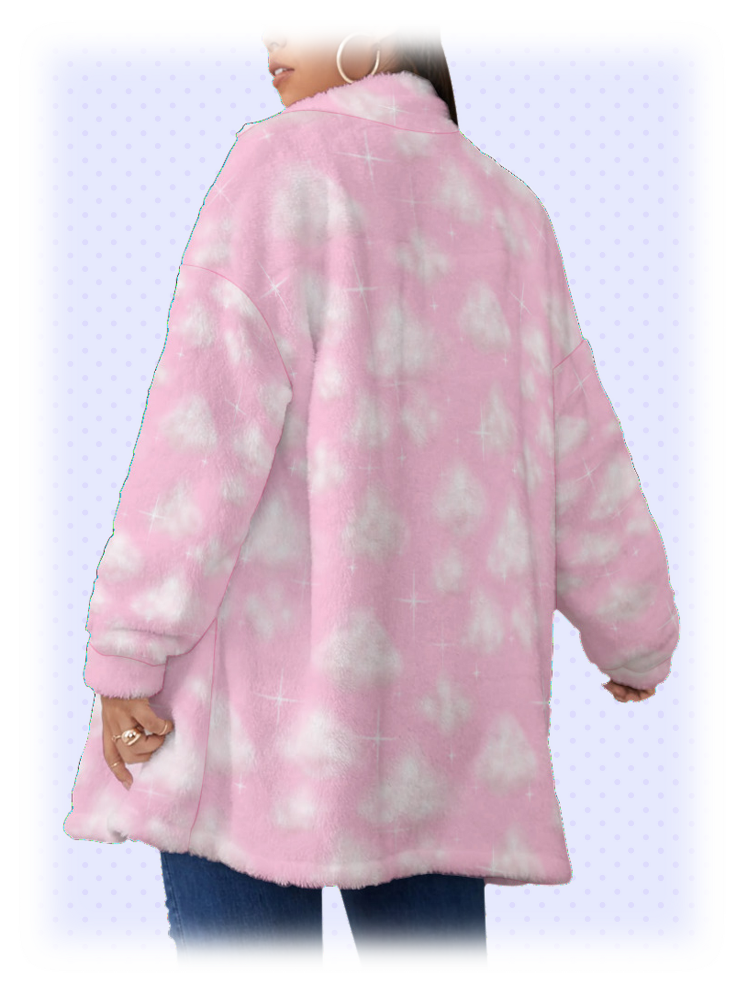 Dreamy Sky Fuzzy Coat