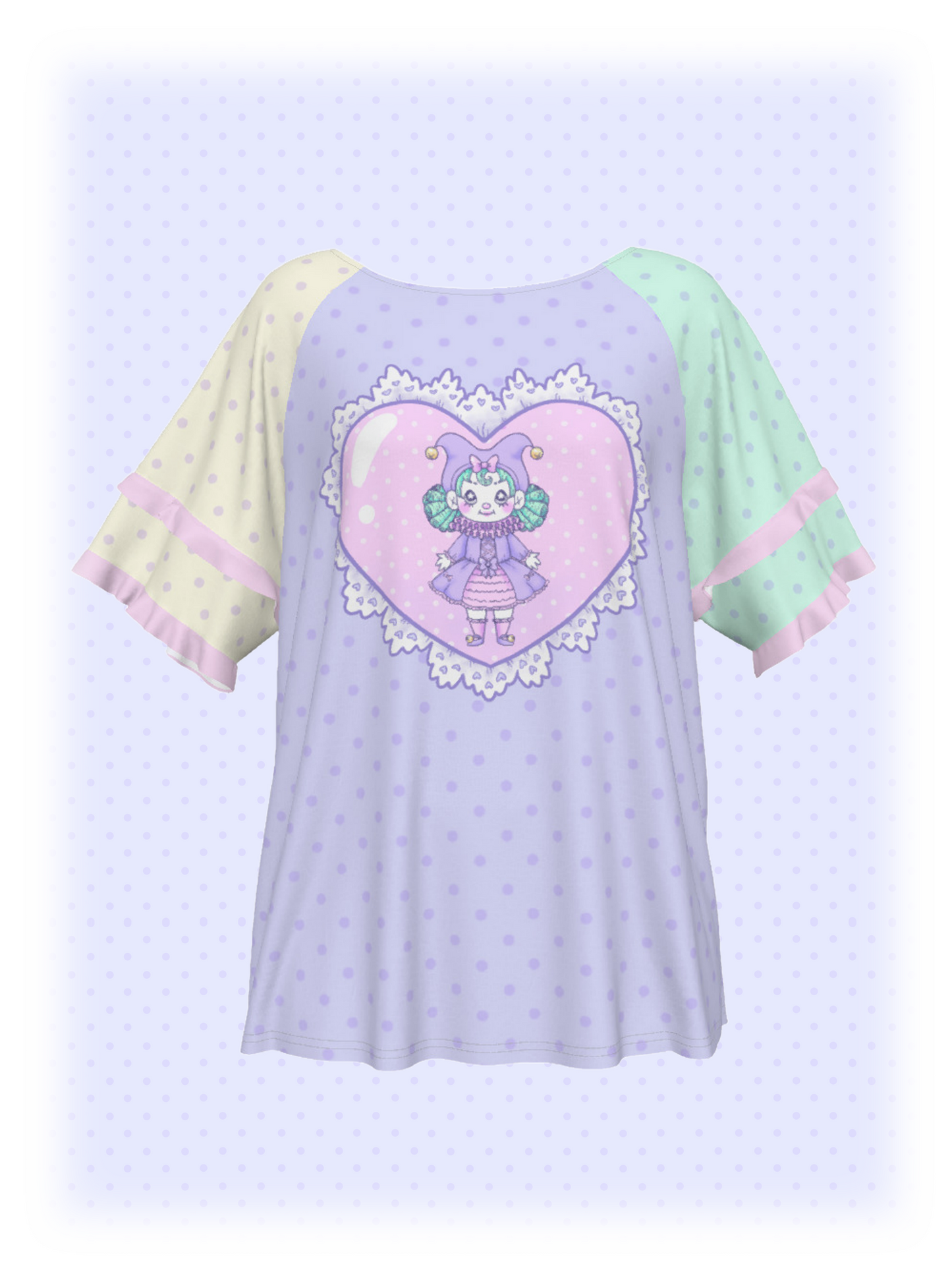 Clown Dolly Ruffle Shirt