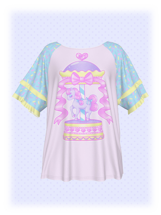 Pretty Pony Carousel Ruffle Shirt