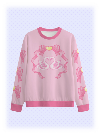 Swan Lake Kiss Cotton Sweater