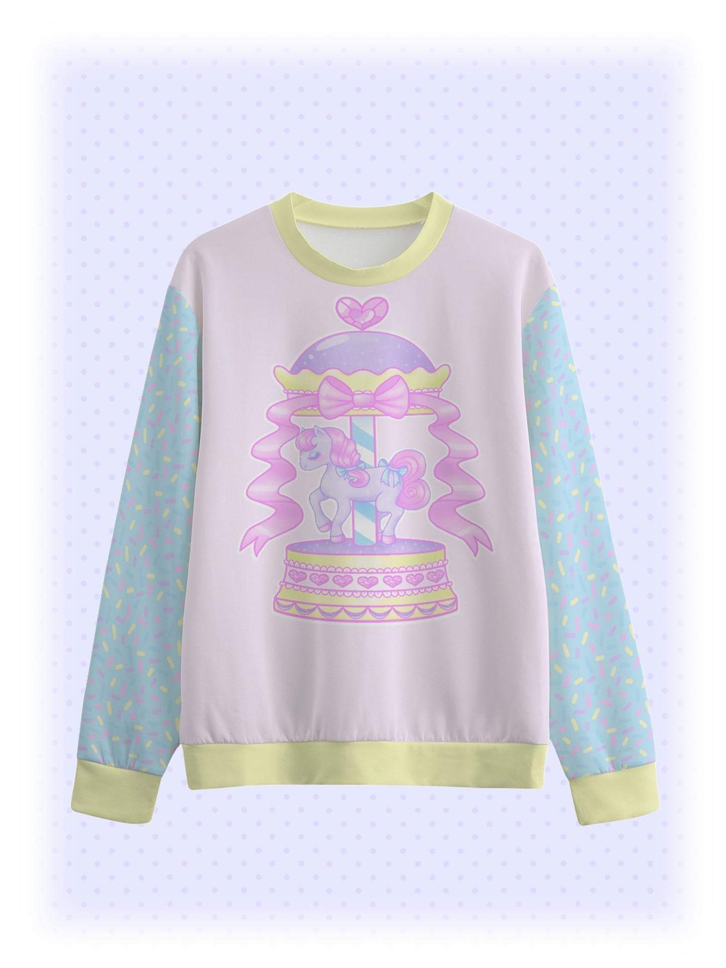 Pretty Pony Carousel Cotton Sweater