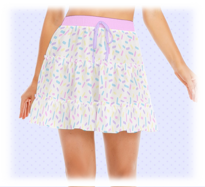 Candy Sprinkle Ruffle Skirt