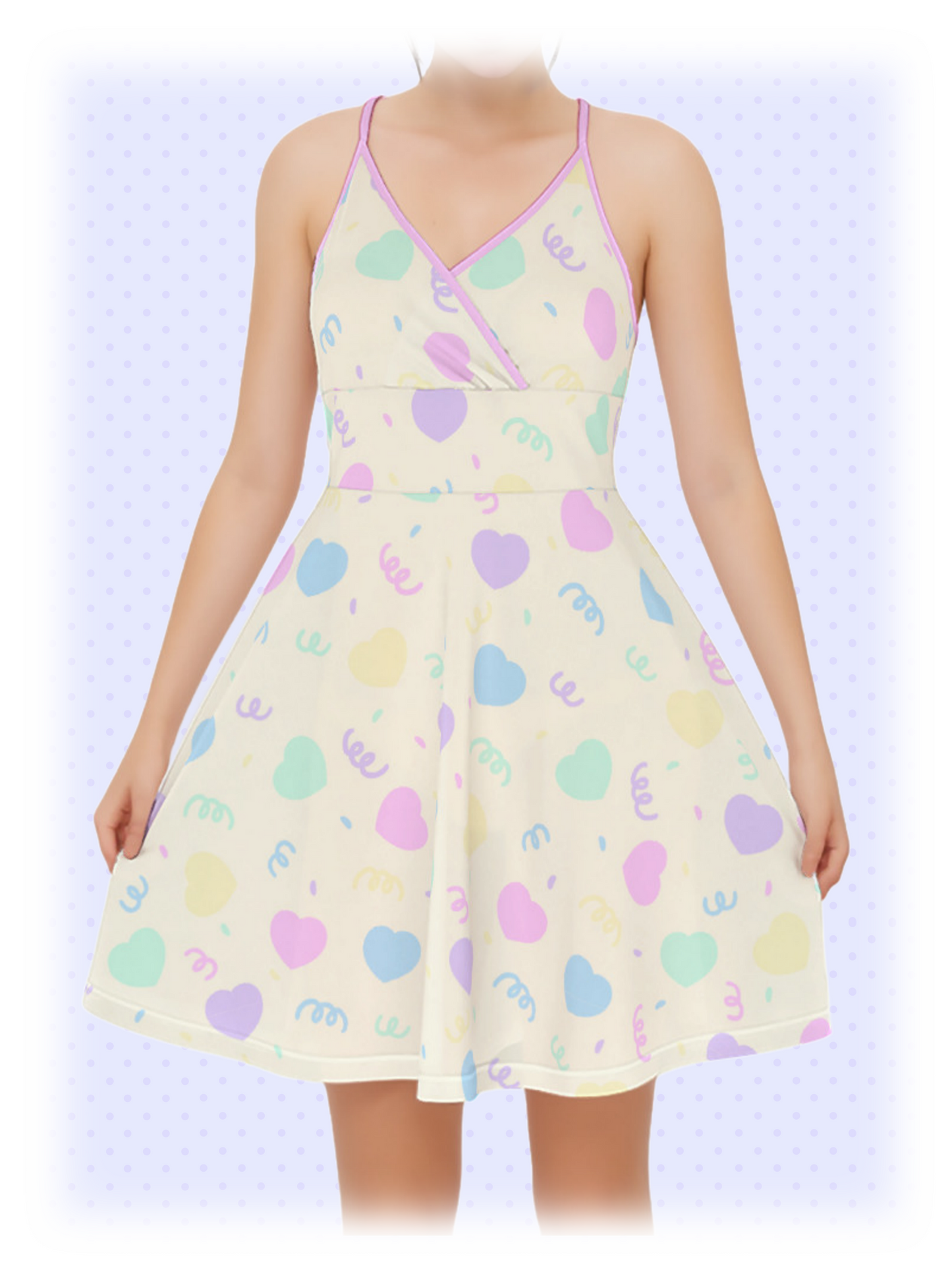 Heart Confetti Summer Dress