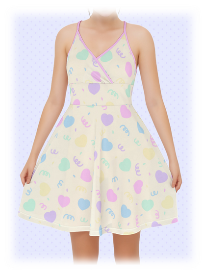 Heart Confetti Summer Dress